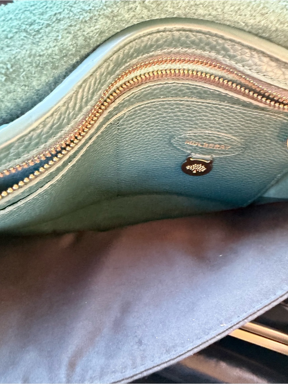 Mulberry Bayswalter Green Heavy Grain - Picture 5 of 14